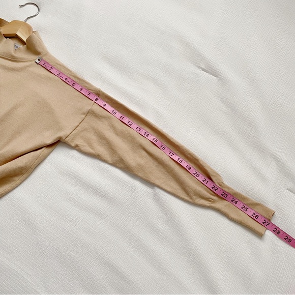 Camel Soft Mock Turtleneck Knit Top - Picture 6 of 11